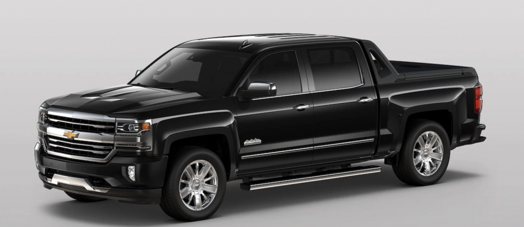 A black Chevy Silverado High Desert