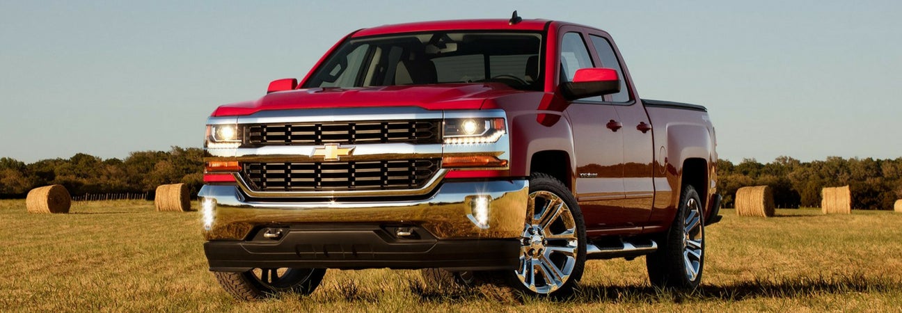 2019 Chevy Silverado 1500 parked in field
