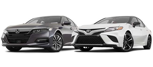 honda and toyota white background