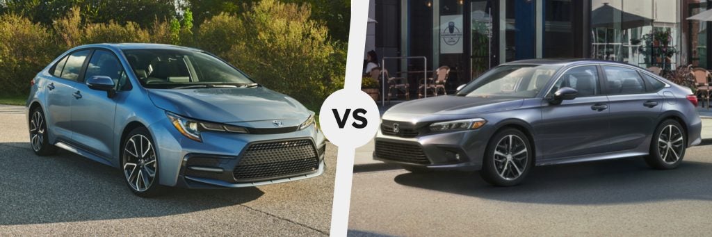 2022 toyota corolla vs 2022 honda civic