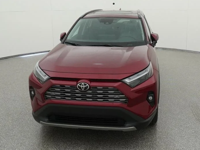 2024 Toyota Rav4 in red.