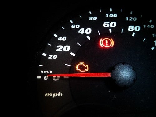 dashboard lights toyota service
