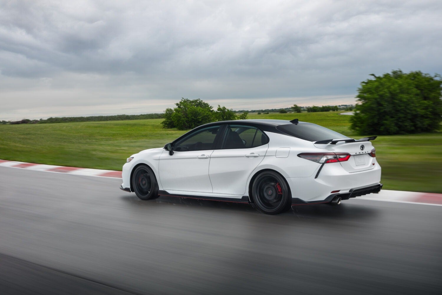 The 2024 Toyota Camry on the open road