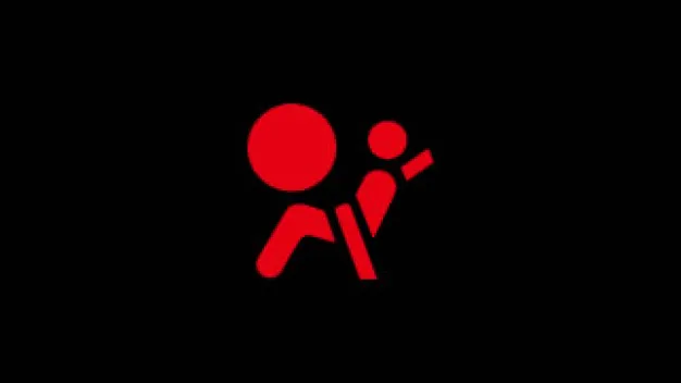 supplemental restraint system, seat belt reminder light, airbag indicator, lit airbag indicator