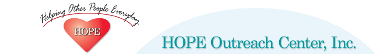 Sponsoring the Metropica Food & Wine Festival H.O.P.E. Outreach Center Logo
