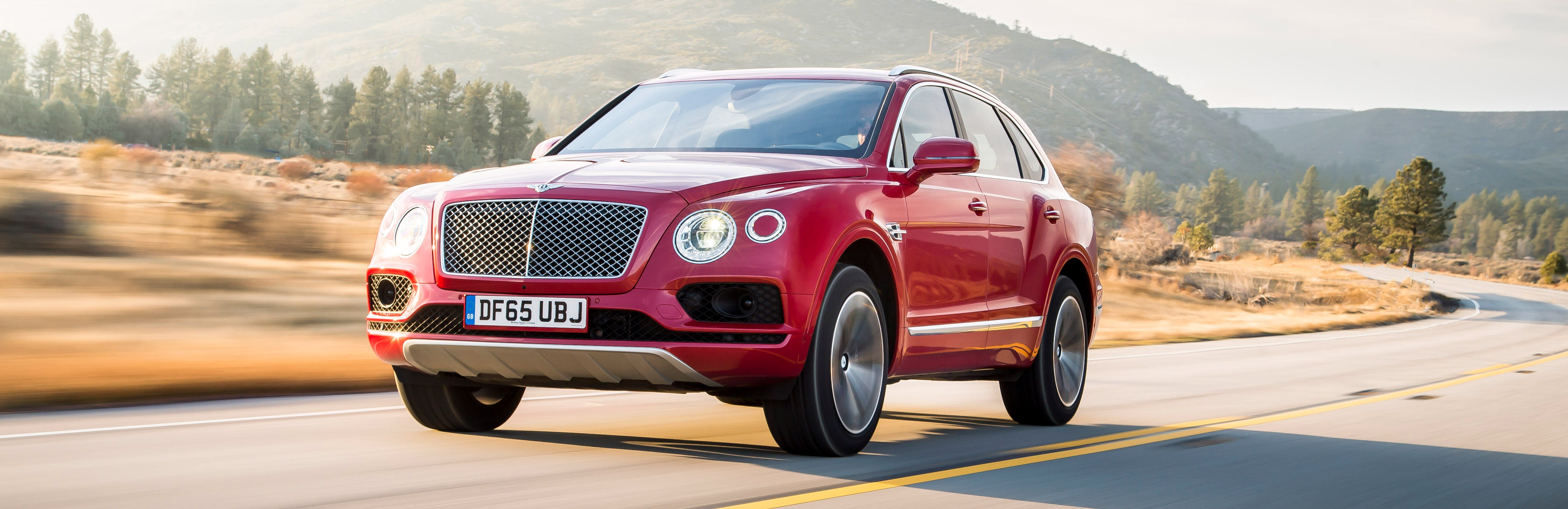 Red Bentley Bentayga