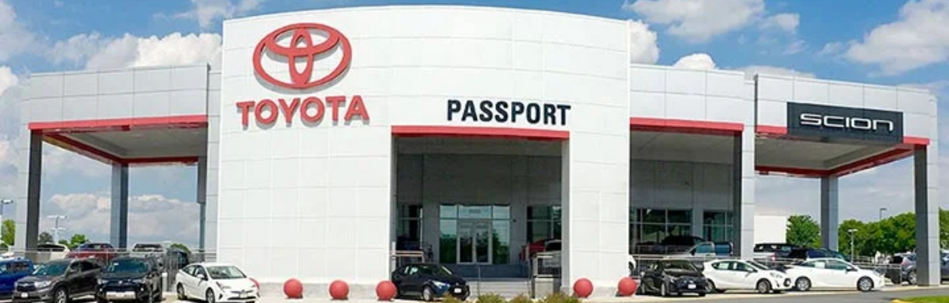 Exterior view of Passport Toyota