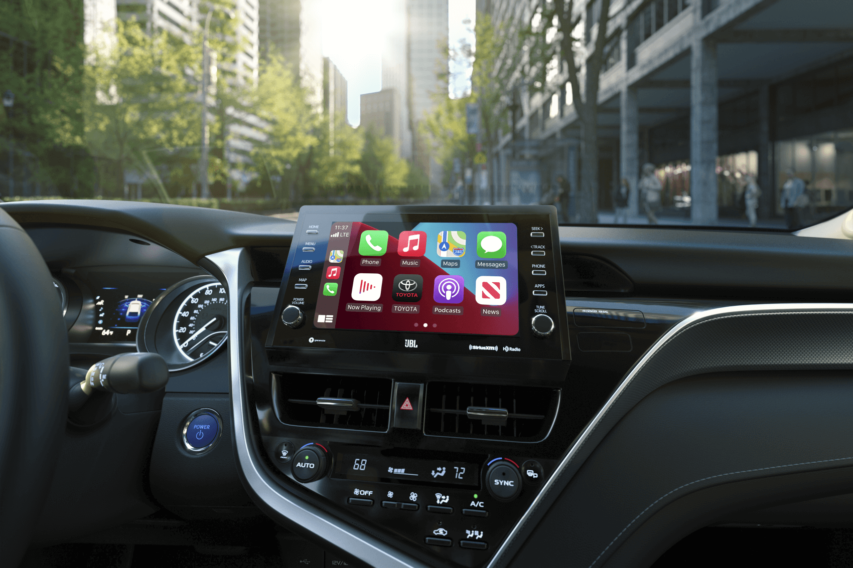 2021 Toyota Camry Hybrid Interior Tech