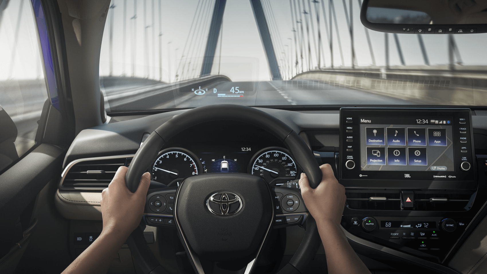  2021 Toyota Camry Interior Dashboard Tech