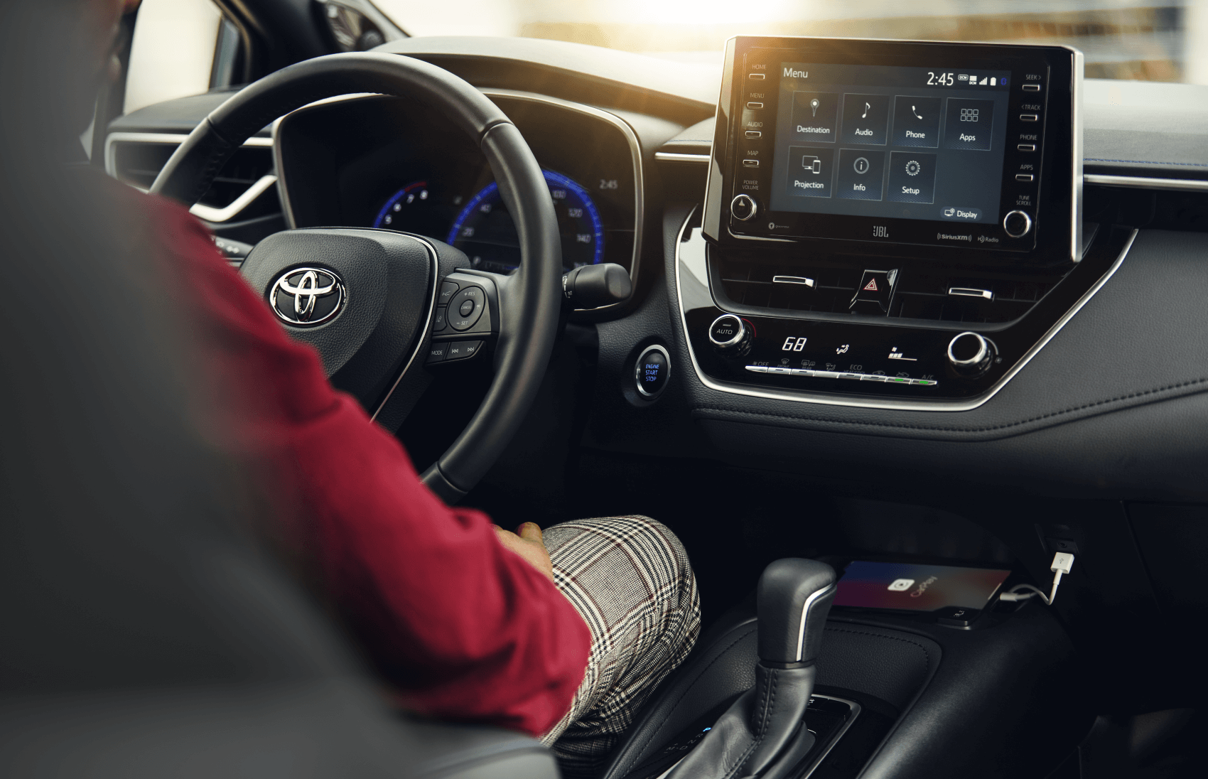 2021 Toyota Corolla Interior Dashboard Tech