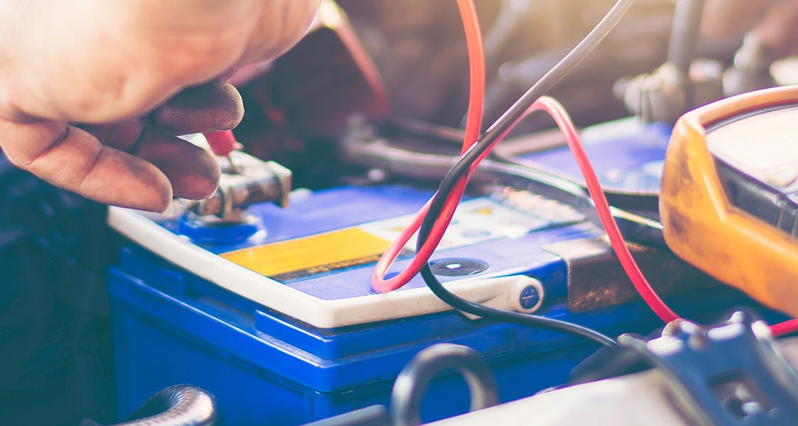 Car battery maintenance and service